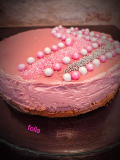 Φωτογραφία της συνταγής Cheesecake με σοκολάτα Ruby 💞