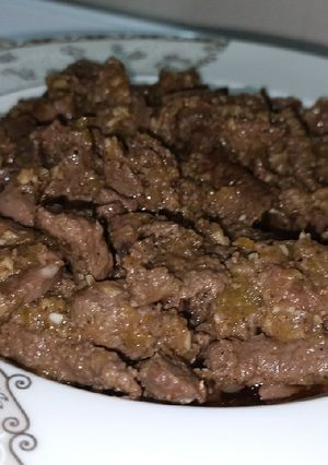 صورة لوصفة كبده اسكندراني 😋