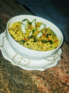 A picture of Curry macaroni.