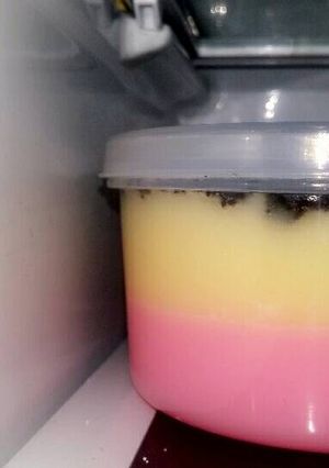 Foto resep Puding BerryCheese tabur Oreo