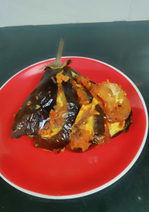 A picture of Baked eggplant.