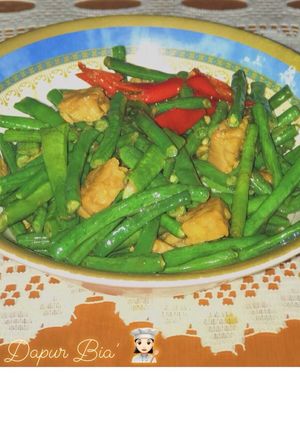 Foto resep Tumis Kacang panjang saus tiram 👏🏻