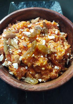 A picture of Instant gajar halwa.