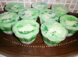 Foto resep Puding buko pandan
