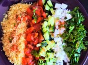 Una foto de couscous árabe