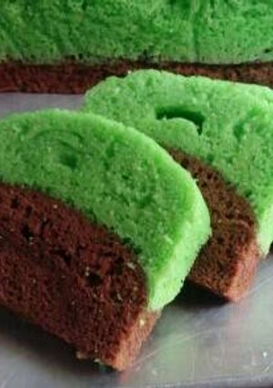 Foto resep Brownies cokelat pandan keju