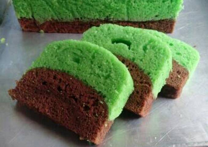 Resep Brownies cokelat pandan keju yang Lezat
