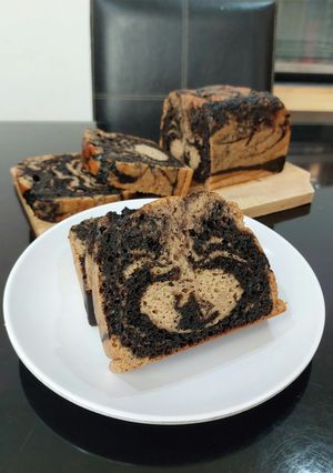 Foto resep Anabolic Marbled Banana Bread | High Protein, Low Calorie, Sugar Free