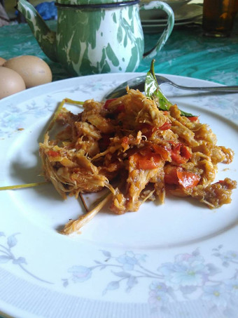 Cara Membuat Ayam suwir rica-rica Wajib Dicoba