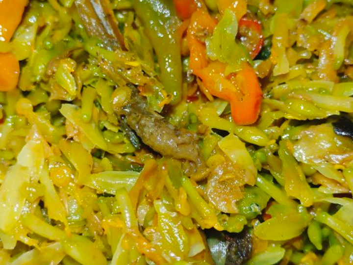 Resep Tumis kembang Kates udang papai teri😋😋😋 yang Bisa Manjain Lidah