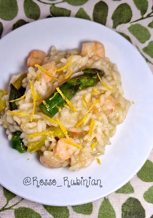 Foto di Risotto asparagi e gamberetti