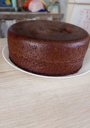 Una foto de Torta de chocolate al microondas