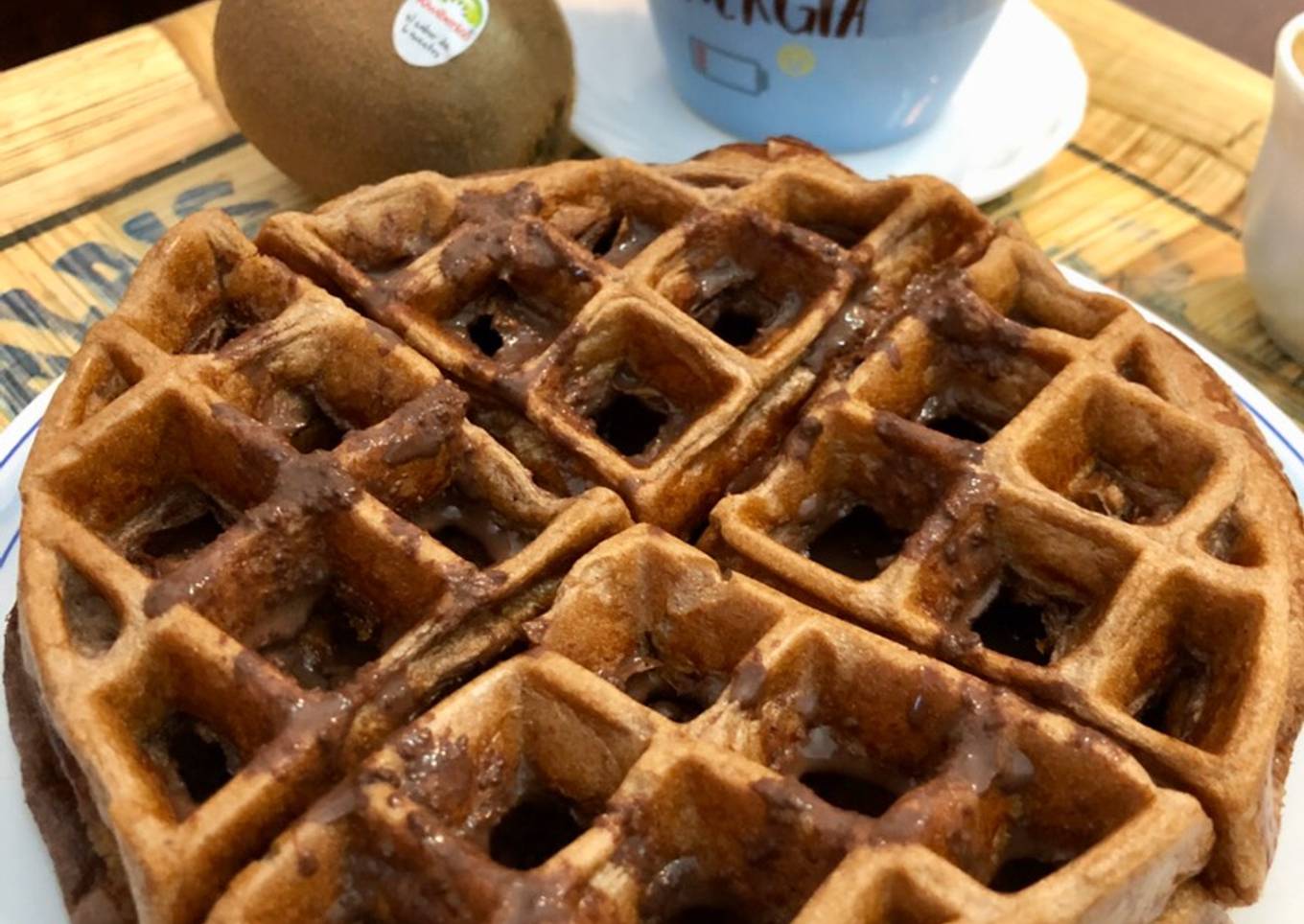 Gofre fitness !🍳🥚🍫🥣🥛🍽