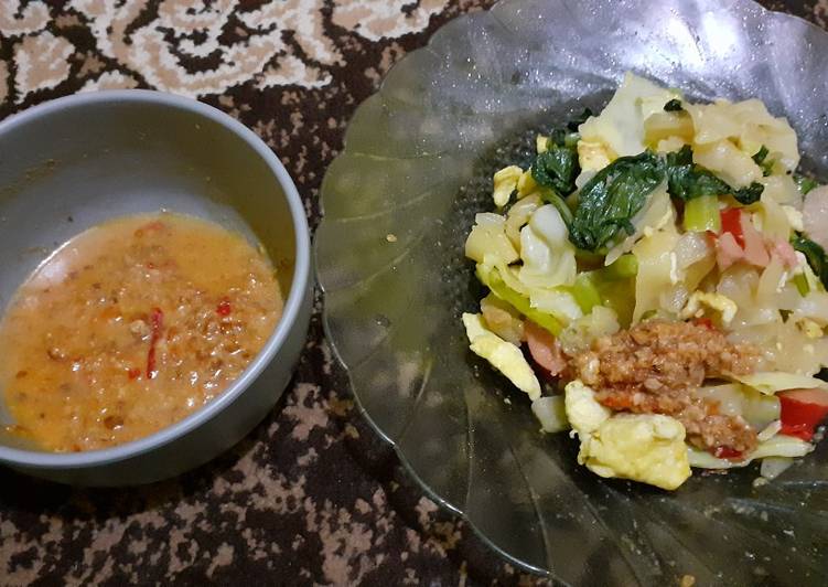 Kwetiaw goreng apa adanya