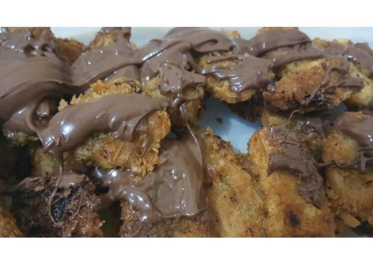 Pisang Goreng Krispy Nutella Sederhana