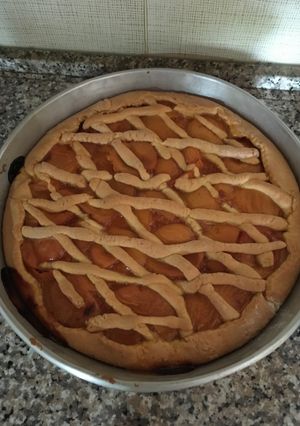 Foto di Crostata con marmellata e albicocche