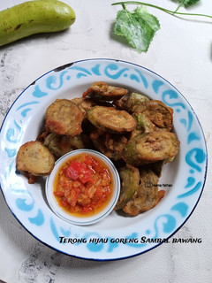 Foto resep Terong hijau goreng sambal bawang