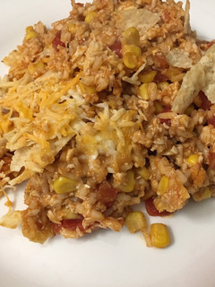 A picture of Nacho chicken casserole#mycookbook.