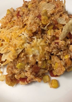 A picture of Nacho chicken casserole#mycookbook.