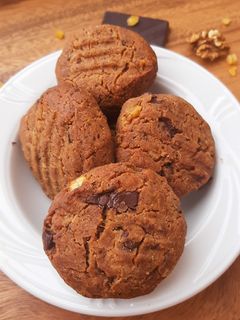 Narancsos diós keksz recept fotója