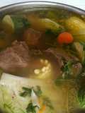 Caldo de res/mole de olla