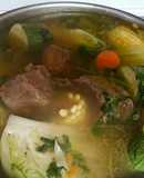 Caldo de res/mole de olla