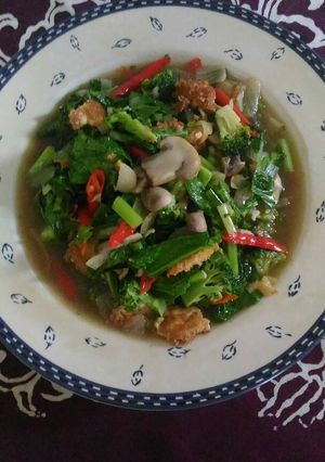 Foto resep Ca Tofu Brokoli Jamur