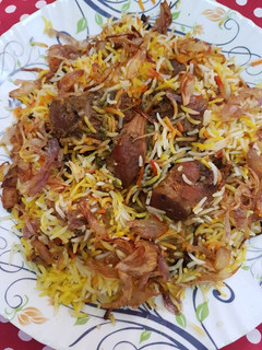 صورة لوصفة برياني لحم بالمايكوفيجي