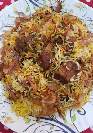 صورة لوصفة برياني لحم بالمايكوفيجي
