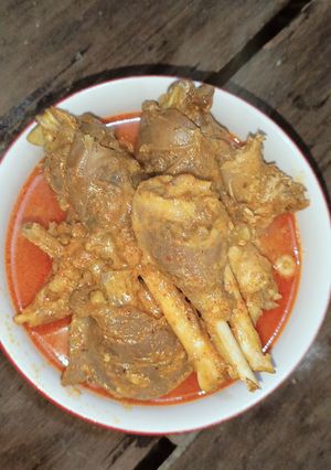 Foto resep Gulai merah ayam kampung