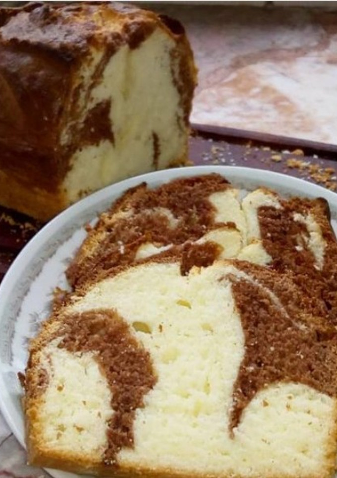 Una foto de Budín marmolado sin tacc