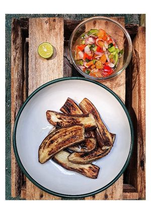 Foto resep Terong Bakar Sambal Dabu- dabu