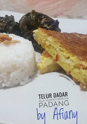 Foto resep Telur Dadar ala Rumah Makan Padang