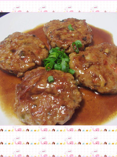 照燒漢堡肉 的食譜成品照片