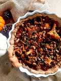 Tarte aux Champignons des bois & Comté