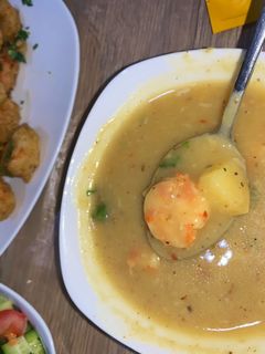 صورة لوصفة شوربه الجمبري بكريمه الليمون من المراعي
