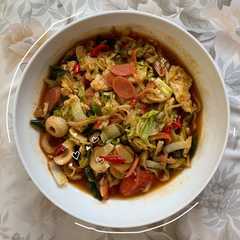 รูปของ Nasi Gila Sosis Telur