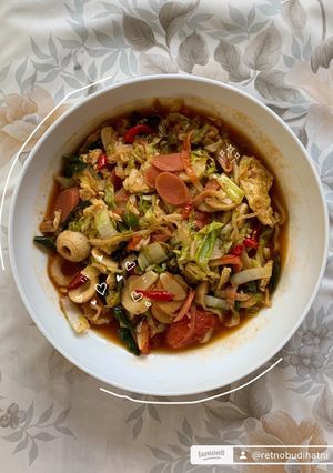 Foto resep Nasi Gila Sosis Telur
