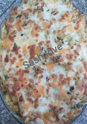صورة لوصفة باستا السبانخ والكريمة