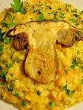 Risotto alla Zucca con Porcino Grigliato
