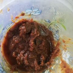 Khajoor/dates ki chutney A picture of Khajoor/dates ki chutney.