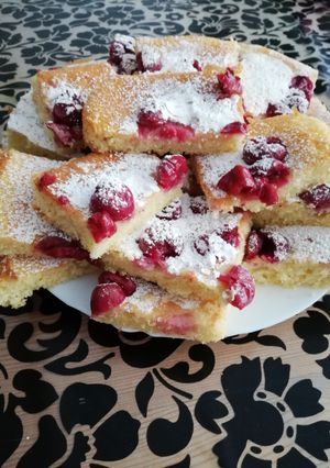Meggyes lepény recept fotója