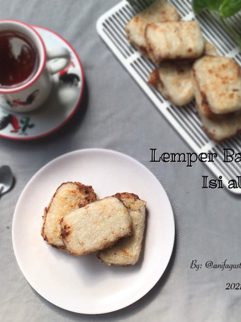 Bagaimana Membuat Lemper isi abon Bakar Menu Enak