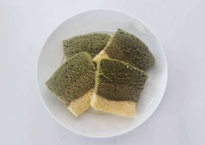 Resep Bolu Lapis Green Tea Kukus Oleh Gita Garnapuspita Cookpad