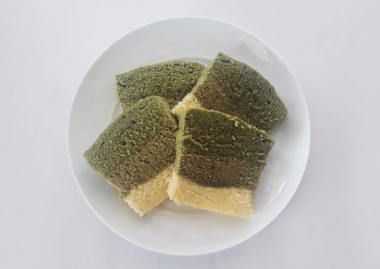 Resep Bolu Lapis Green Tea Kukus Anti Gagal