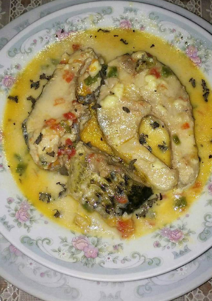 Una foto de Caldo de pescado