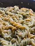 Pastas en salsa pesto de aguacate