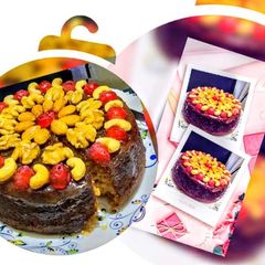 A picture of Dry Fruit Cake.