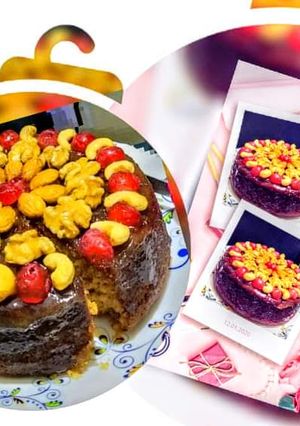 A picture of Dry Fruit Cake.
