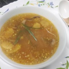 A picture of Veg Thalumein Soup.